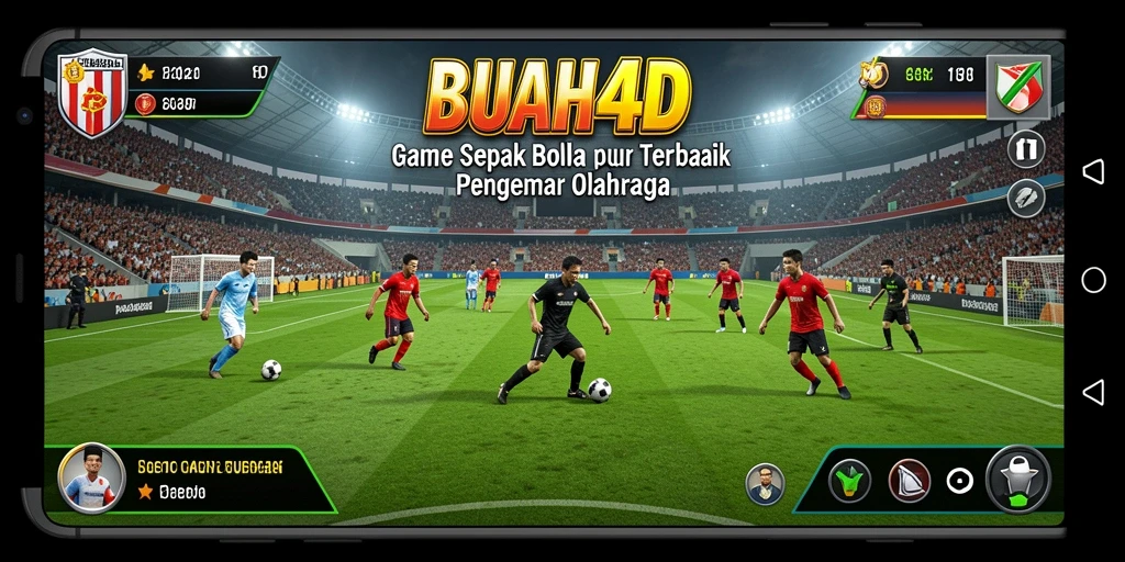 Tampilan menarik dari gameplay BUAH4D yang mendebarkan di lapangan hijau.
