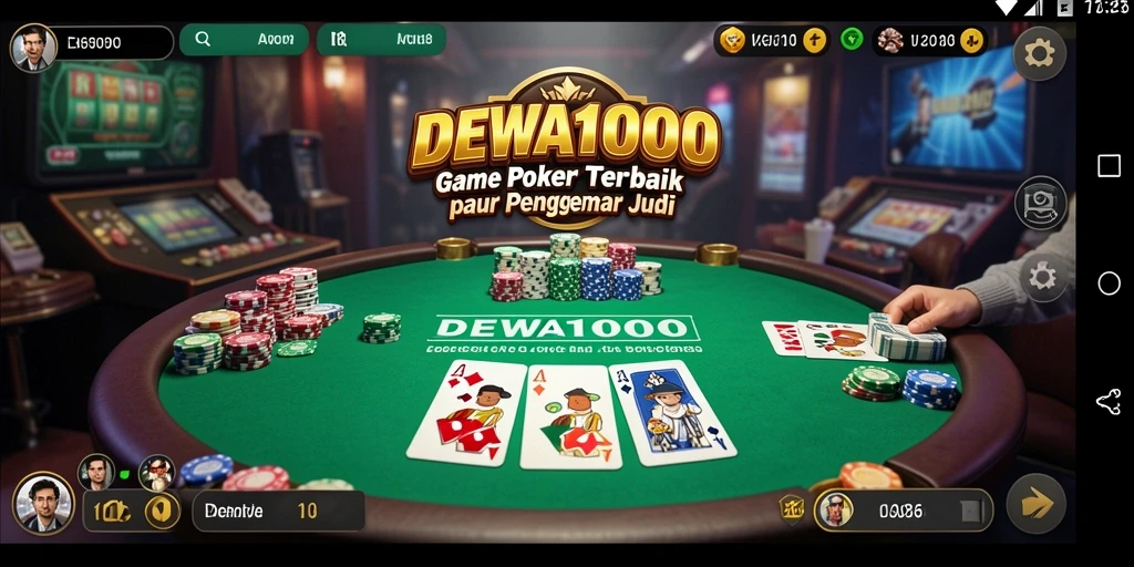 Tampilan gameplay seru DEWA1000 dengan interaksi pemain.