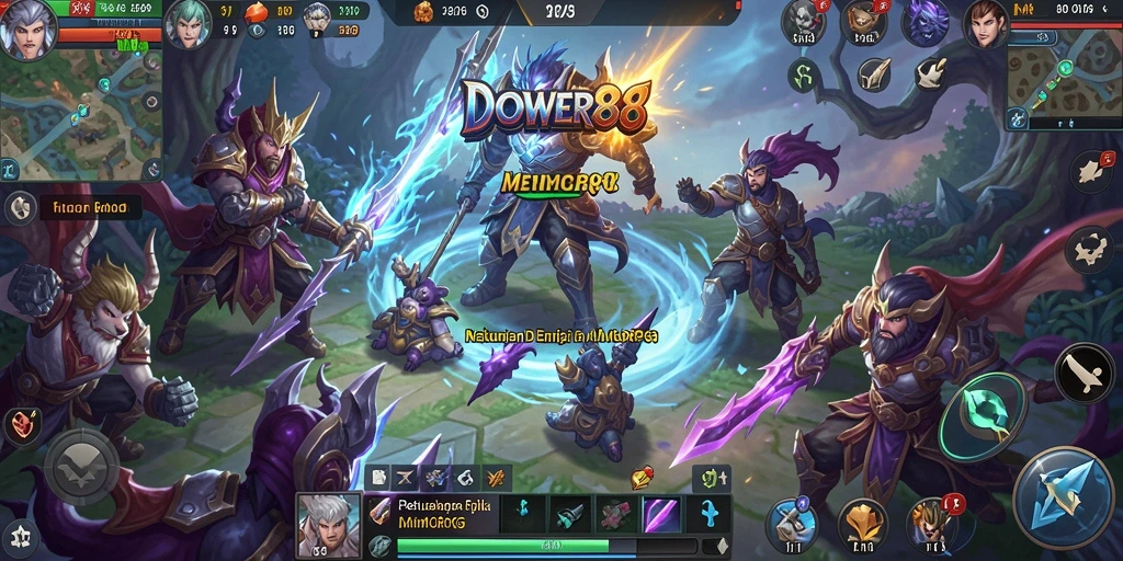 Screenshot gameplay DOWER88 menampilkan petualangan seru dalam dunia MMORPG.