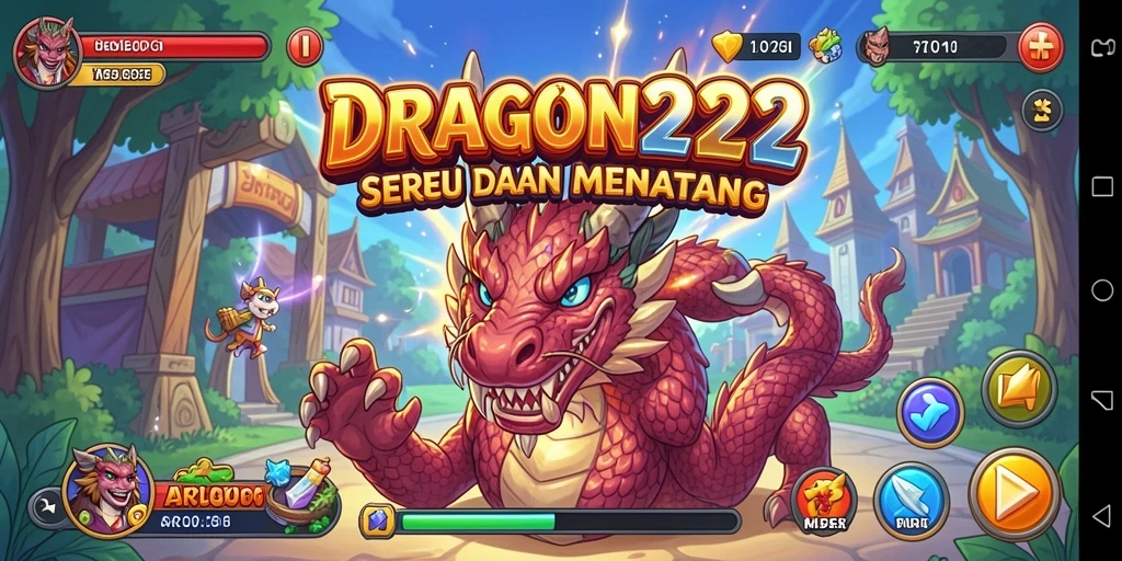 Tampilan gameplay seru DRAGON222 dengan tantangan menarik.