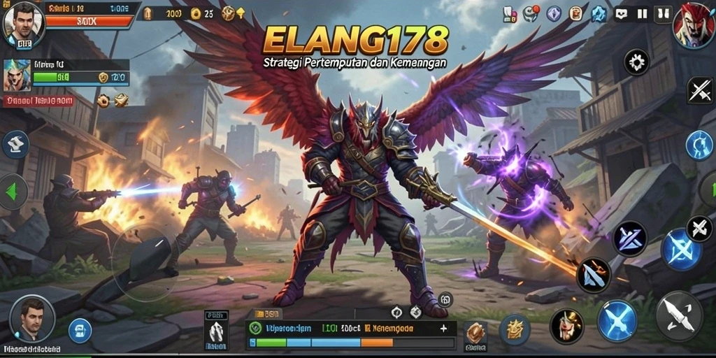 Tampilan mendebarkan dari pertempuran strategis di ELANG178.