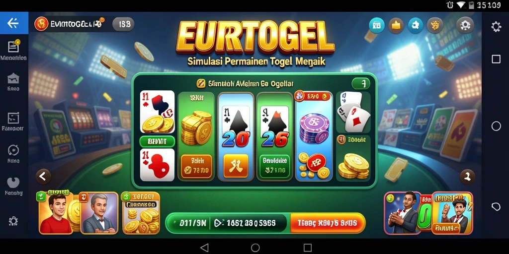 Tampilan gameplay EUROTOGEL yang menarik dan interaktif.