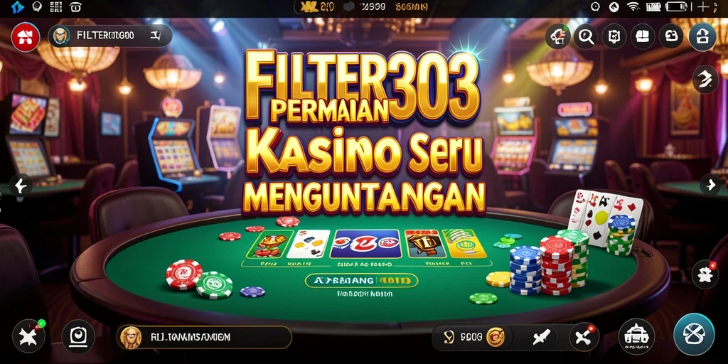 Gameplay mendebarkan dari permainan Kasino di FILTER303.