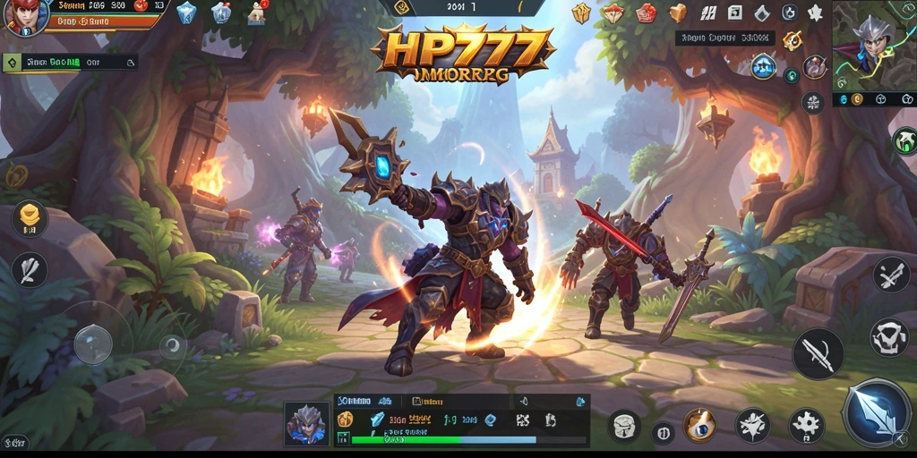 Gameplay seru dan mendalam dalam dunia MMORPG HP777.