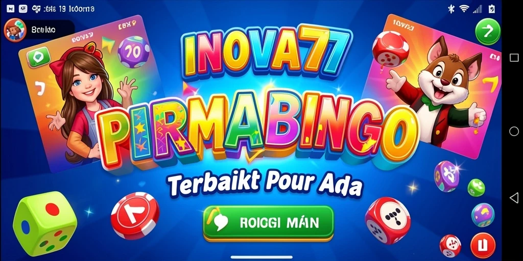 Tampilan menarik dari gameplay Bingo di INOVA77.