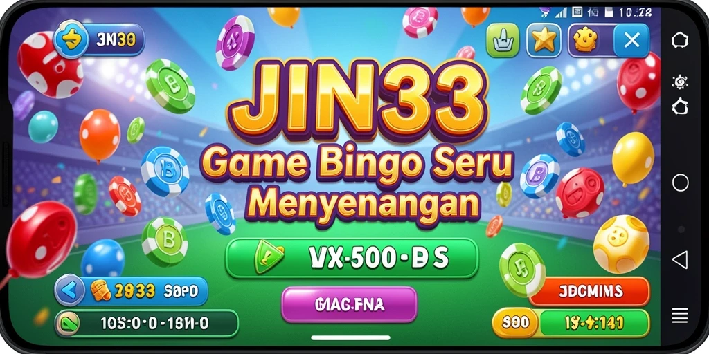 Tampilan gameplay Bingo yang menarik di JIN33.