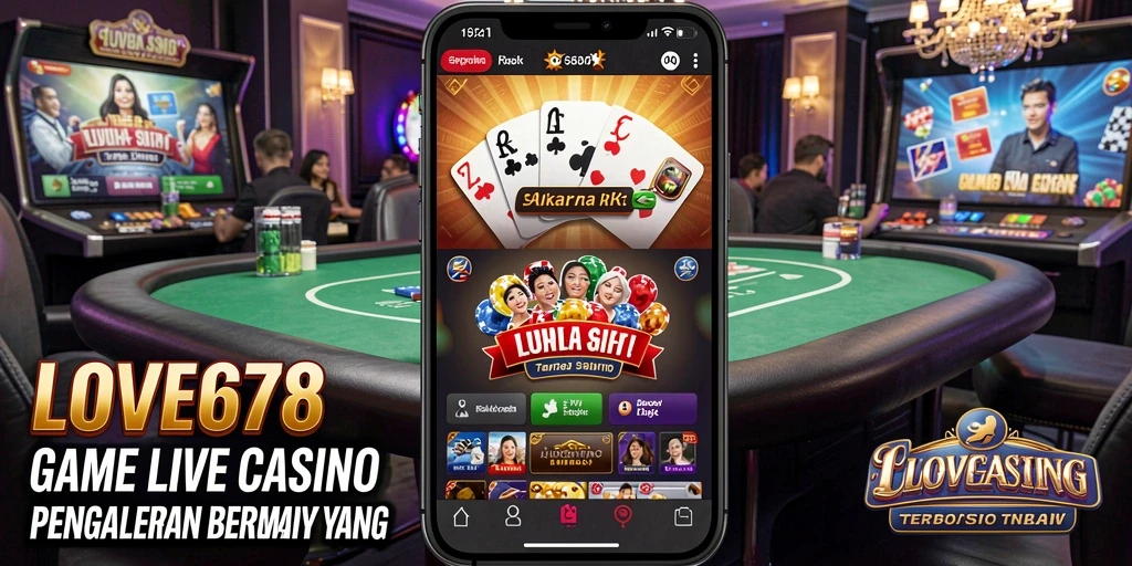 Tampilan gameplay seru Live Casino di LOVE678.