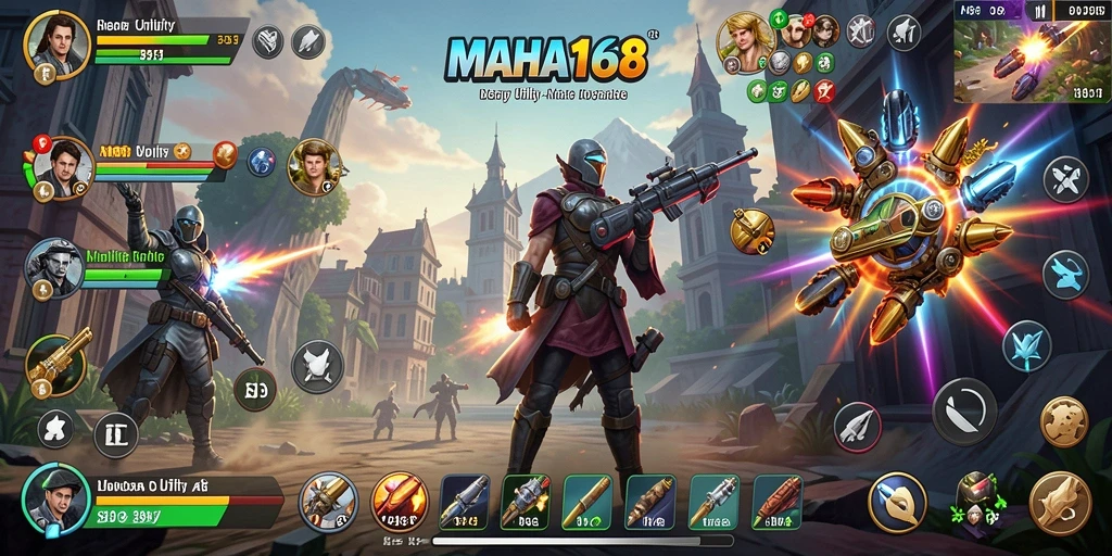 Tampilan aplikasi MAHA168 yang menarik dan fungsional.