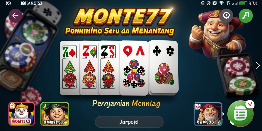 Tampilan gameplay domino yang seru dan interaktif.