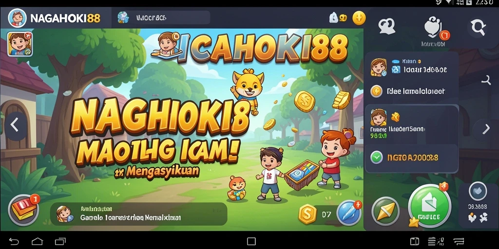 Tampilan screenshot utama NAGAHOKI88 yang menampilkan gameplay Idle yang menarik.