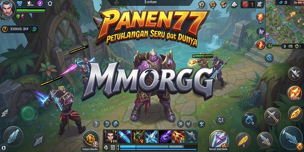 Tangkapan layar gameplay <strong>PANEN77</strong> menampilkan pertarungan seru antar karakter.