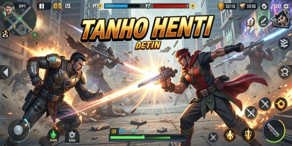 Tampilan gameplay PP7 yang mendebarkan dan penuh aksi.