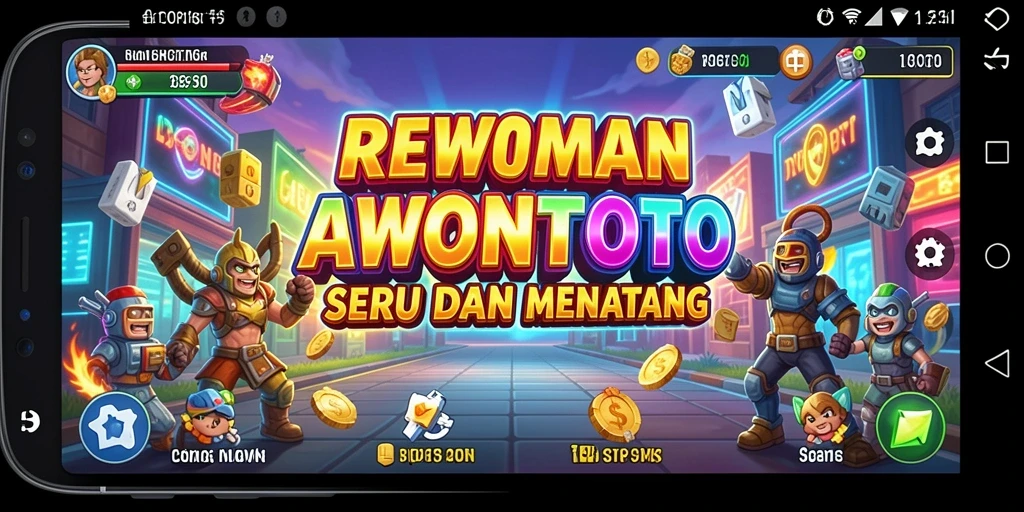 Tampilan gameplay seru dari RAWONTOTO yang menantang.