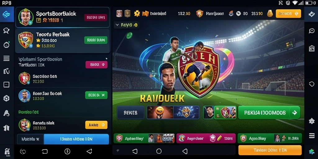 Tampilan gameplay Sportsbook yang menarik dan interaktif.