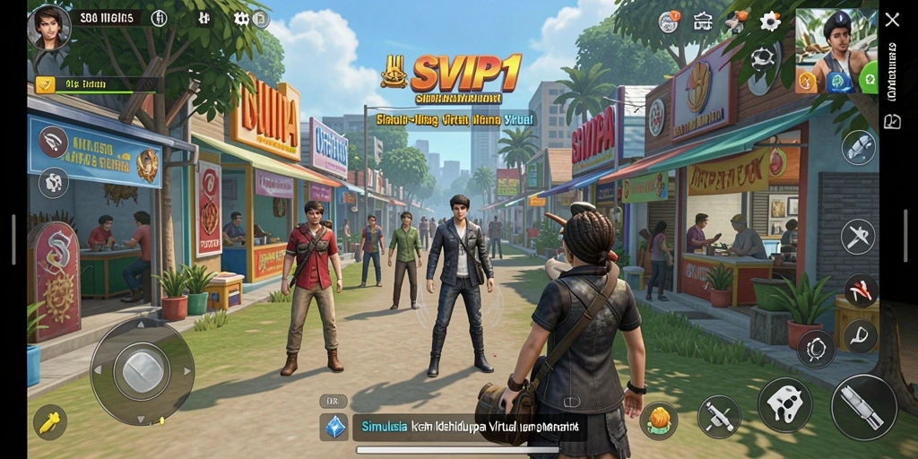 Tampilan layar permainan SVIP1 dengan grafik menakjubkan.