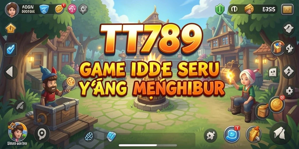 Tampilan gameplay TT789 yang menarik dan menampilkan karakter Idle.