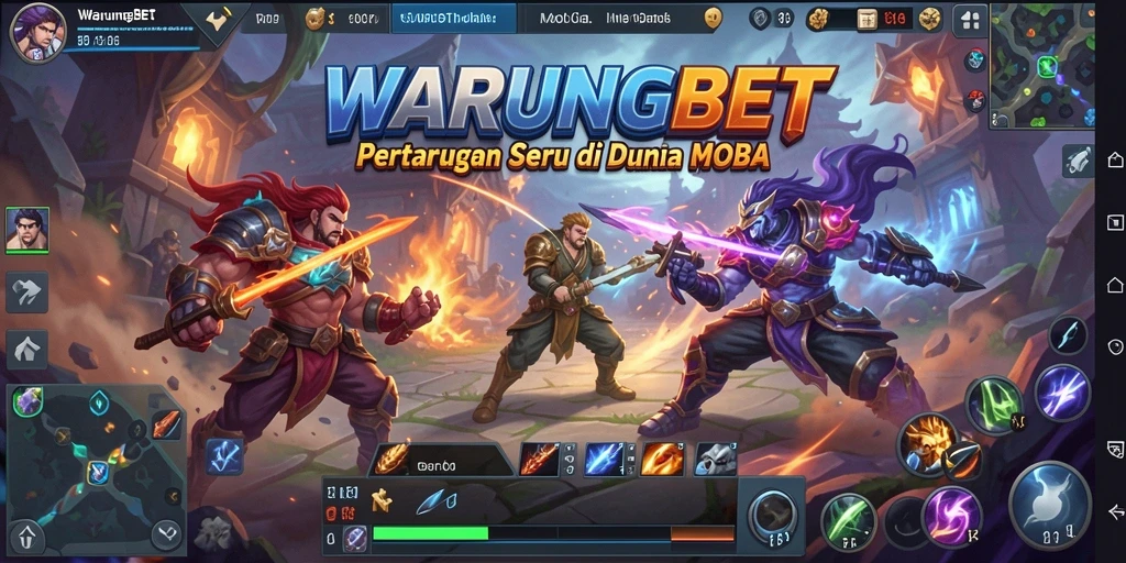 Tampilan gameplay seru dalam WARUNGBET.